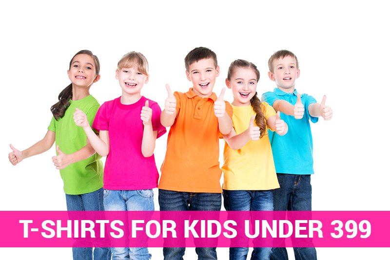 T-shirts for kids under 399: The best choices for boys and girls