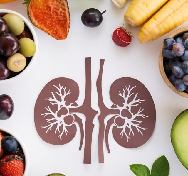 paper-cutout-kidneys-different-healthy-products-white-background-top-view