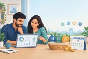 Indian investors learning how mutual funds and SIP investing work for long-term financial goals