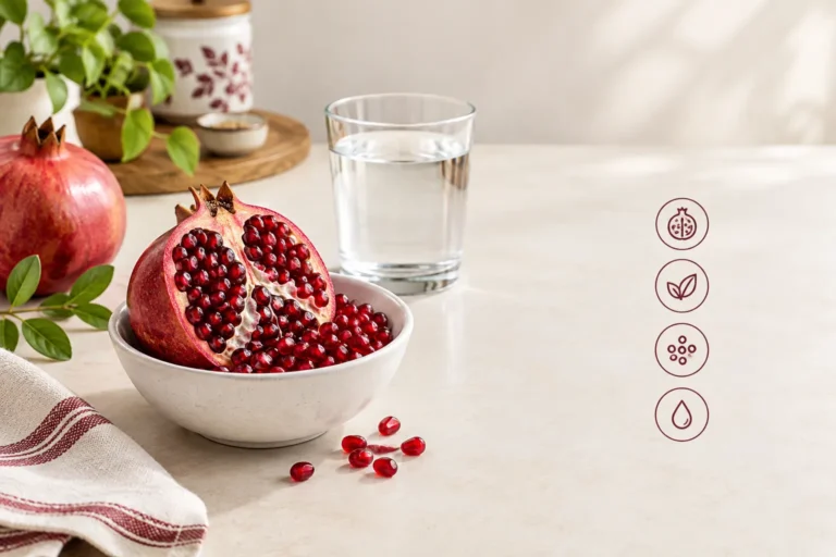 Health Benefits of Eating Pomegranate Daily: Nutrition, Evidence and Safety