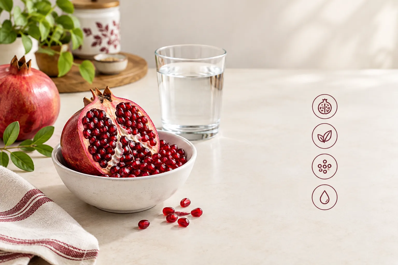 Health Benefits of Eating Pomegranate Daily: Nutrition, Evidence and Safety