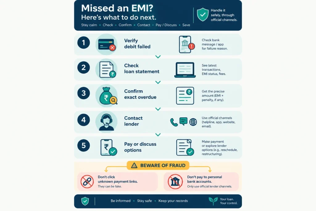 Five-step checklist for verifying, resolving and documenting a missed EMI